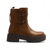 Europeon Union Women Havan Leather Half Boot #3440